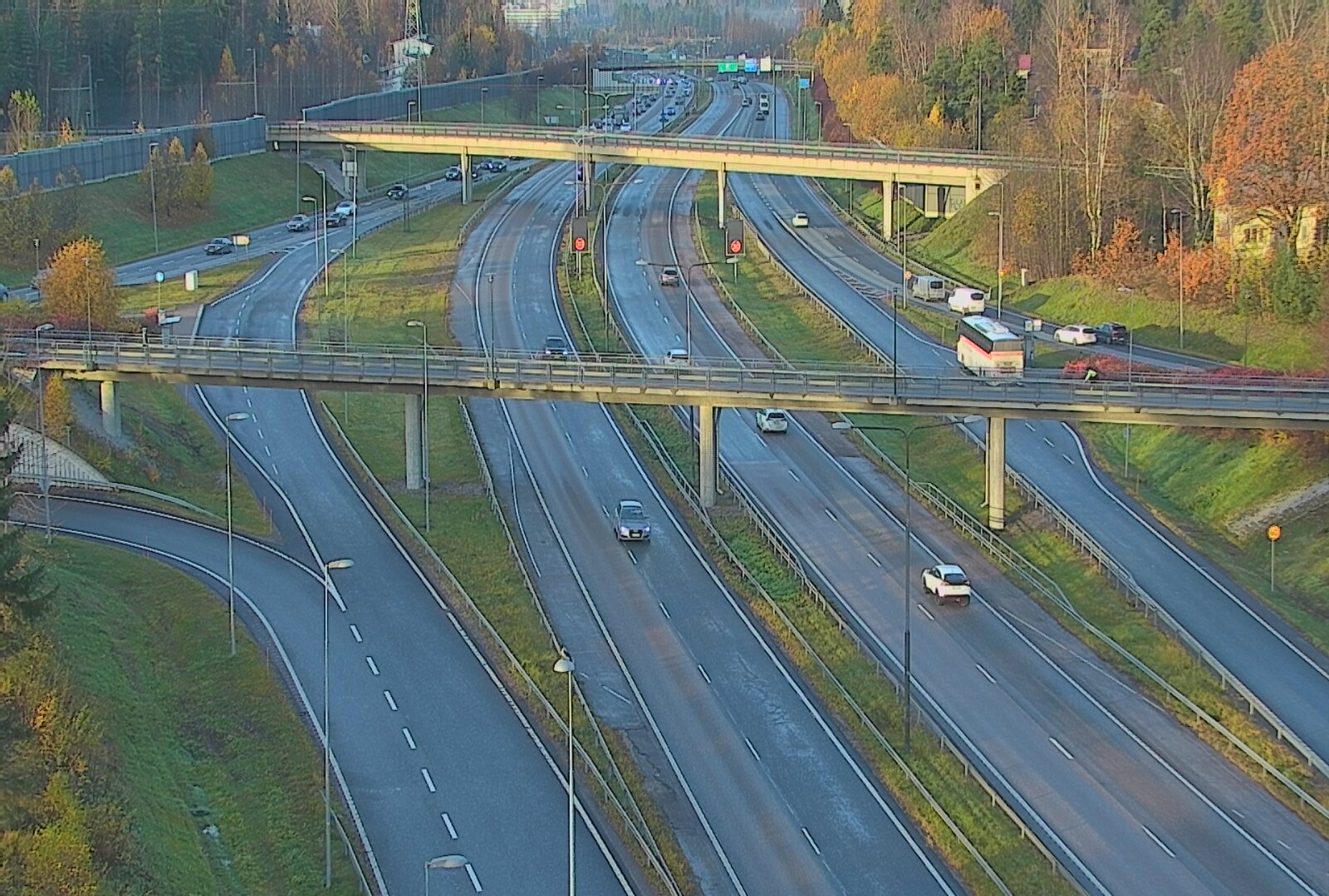 Kelikamerat Kuva Tie 101 Espoo, Turunväylän risteys, Espoo, Uusimaa