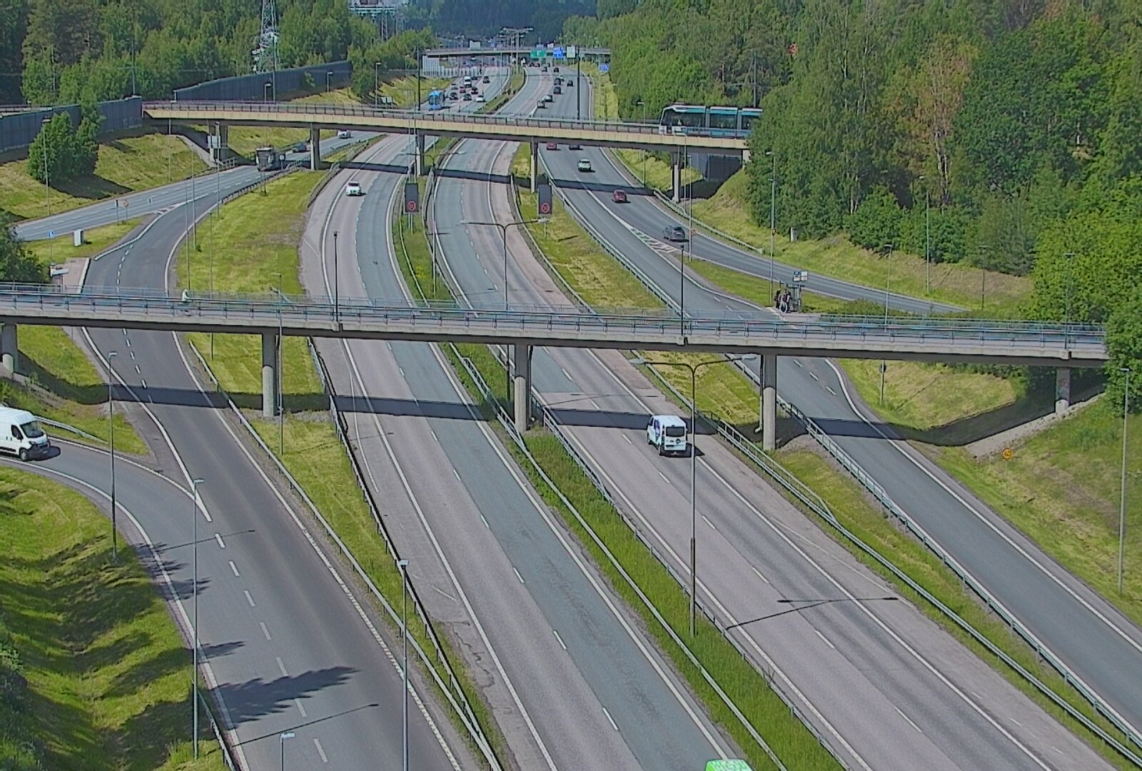 Kelikamerat Kuva Tie 101 Espoo, Turunväylän risteys, Espoo, Uusimaa