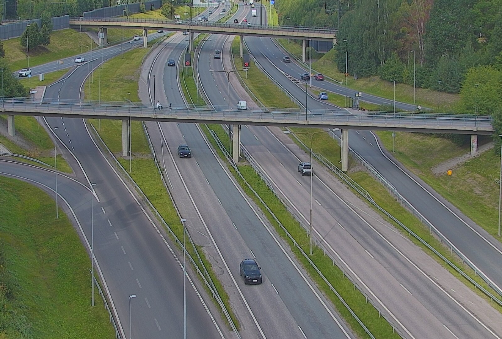 Kelikamerat Kuva Tie 101 Espoo, Turunväylän risteys, Espoo, Uusimaa
