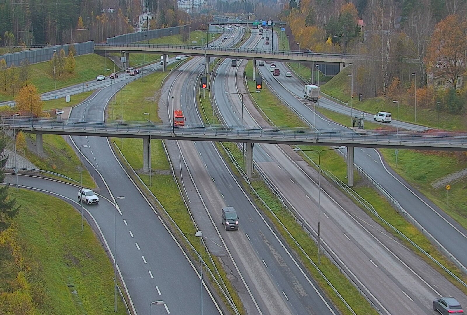 Kelikamerat Kuva Tie 101 Espoo, Turunväylän risteys, Espoo, Uusimaa