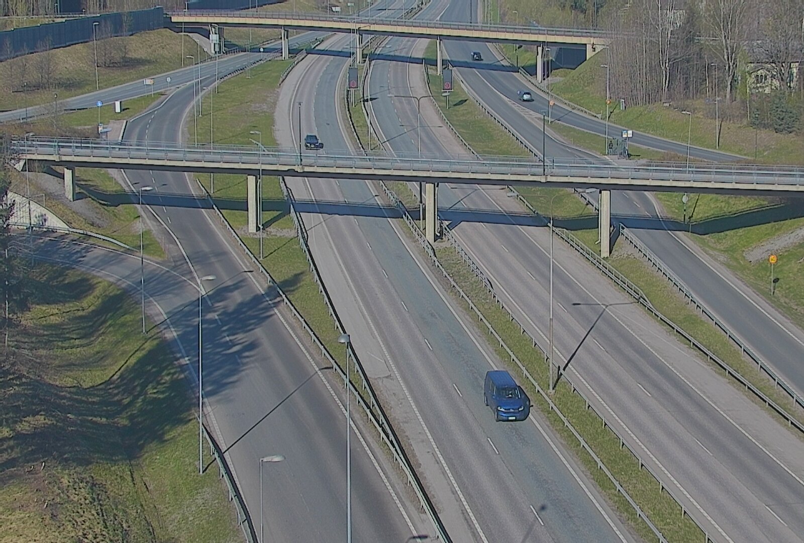 Kelikamerat Kuva Tie 101 Espoo, Turunväylän risteys, Espoo, Uusimaa