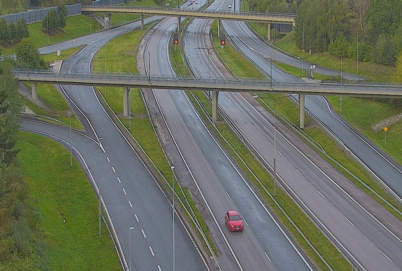 Weather Camera Image Road 101 Espoo, Turunväylä risteys, Espoo, Uusimaa