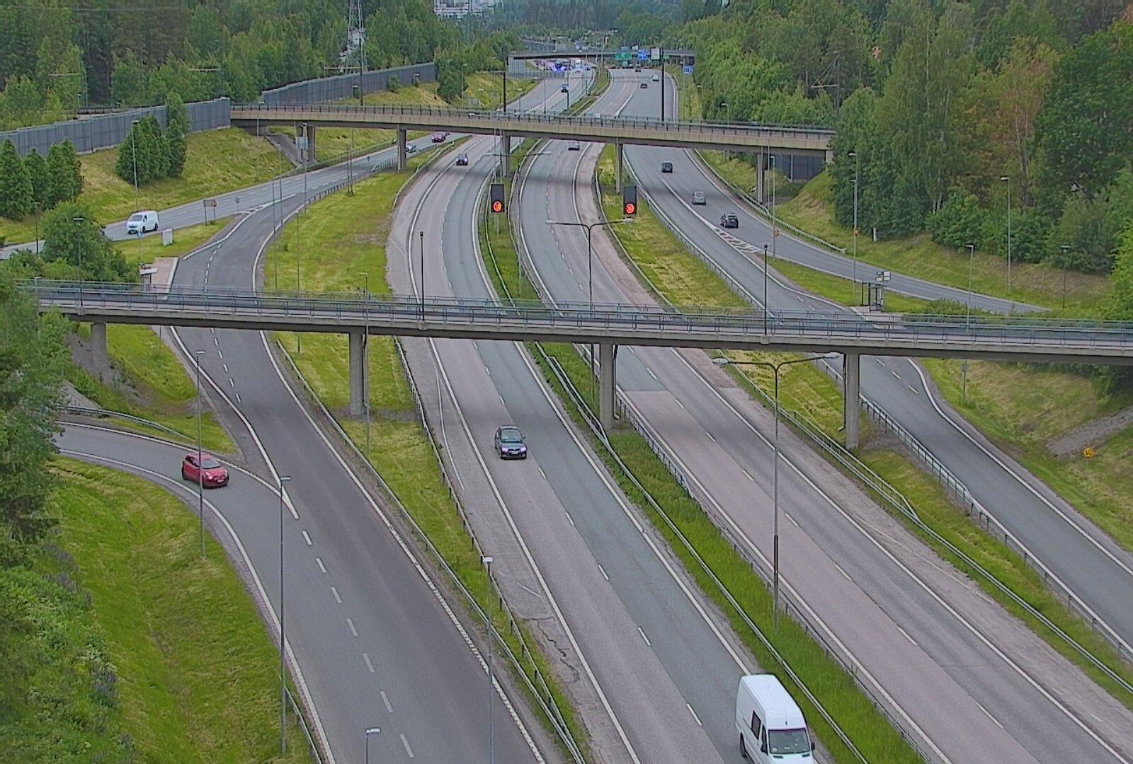 Kelikamerat Kuva Tie 101 Espoo, Turunväylän risteys, Espoo, Uusimaa