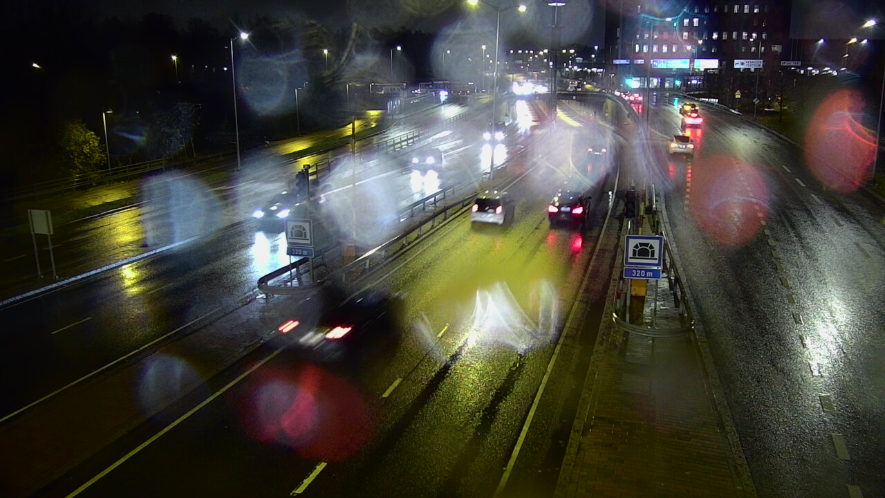 Kelikamerat Kuva Tie 100 Helsinki Hakamäentie, Kivihaan tunneli, länsi, Helsinki, Uusimaa