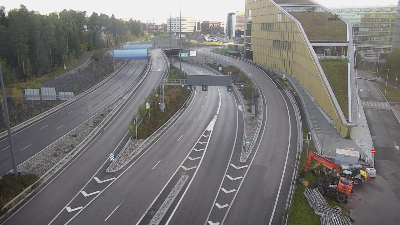 Weather Camera Image Road 101 Espoo, Keilalahti, Espoo, Uusimaa