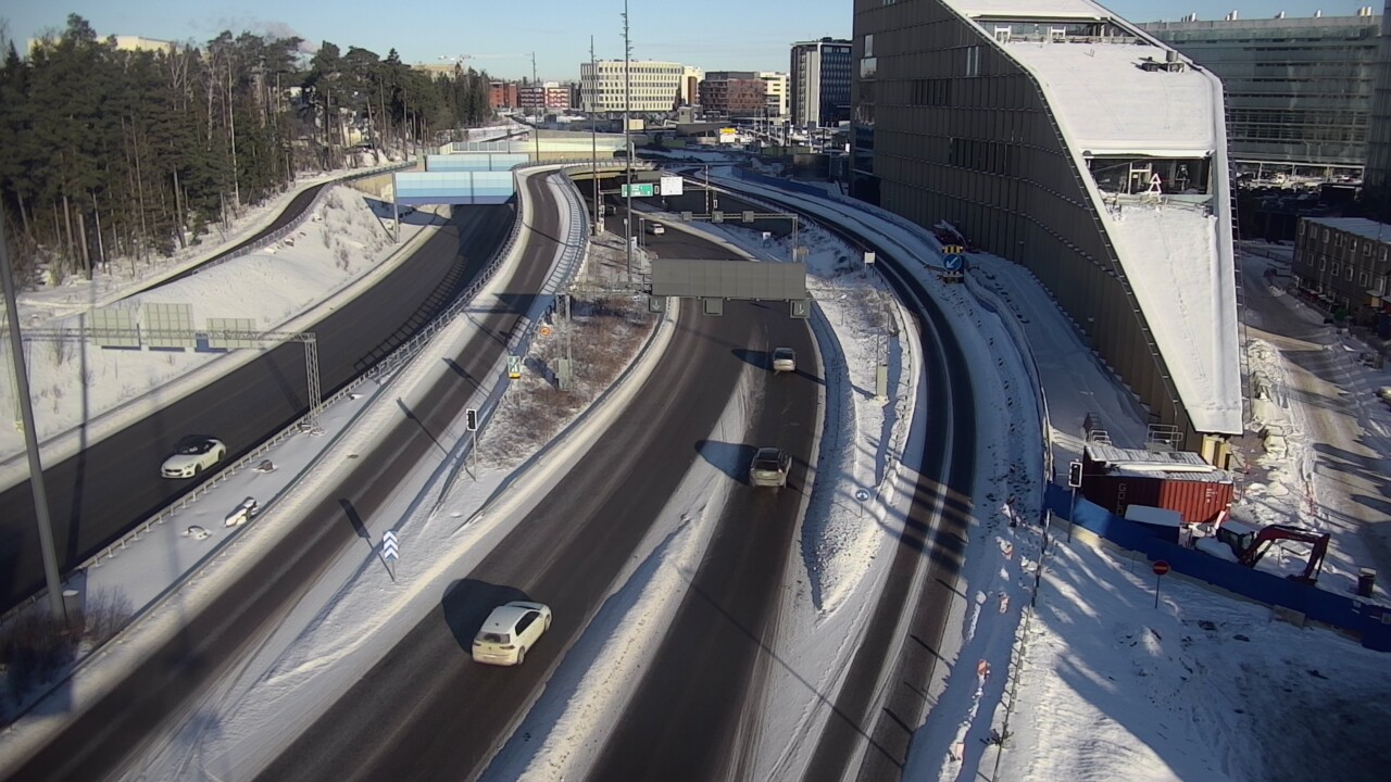 Weather Camera Image Road 101 Espoo, Keilalahti, Espoo, Uusimaa