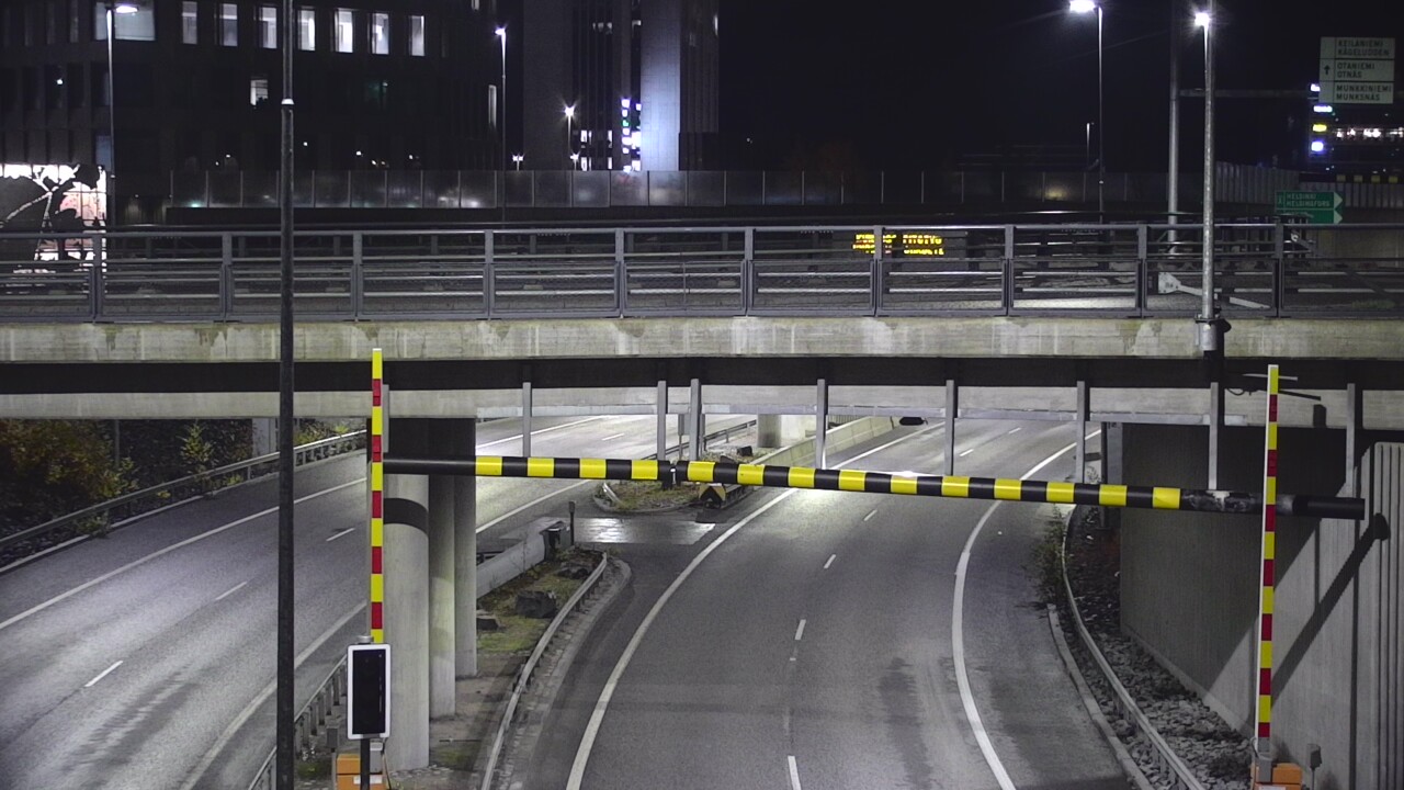 Kelikamerat Kuva Tie 101 Espoo, Keilaniemi puomi itä, Espoo, Uusimaa