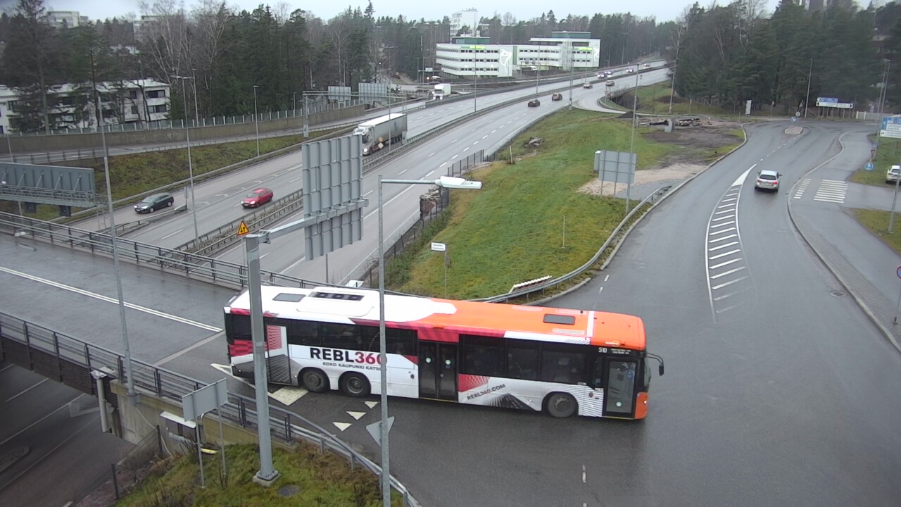 Weather Camera Image Road 101 Espoo, Miestentie, Espoo, Uusimaa