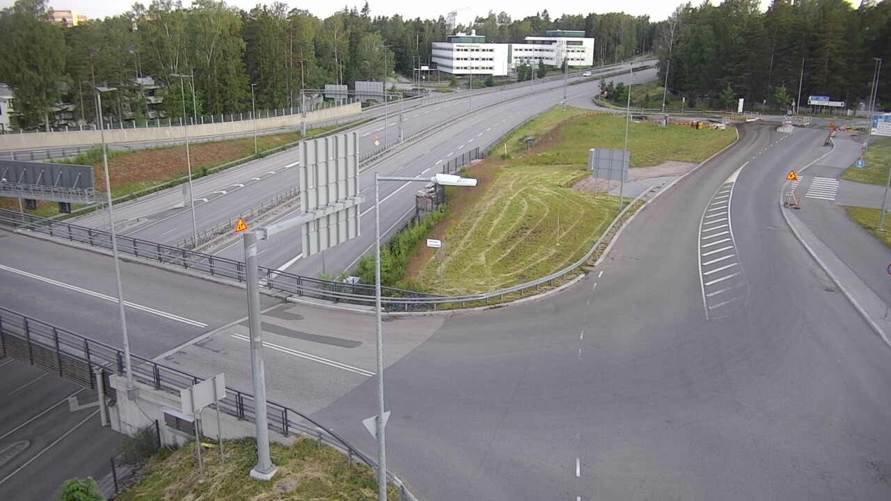 Weather Camera Image Väg 101 Esbo, Miestentie, Espoo, Uusimaa
