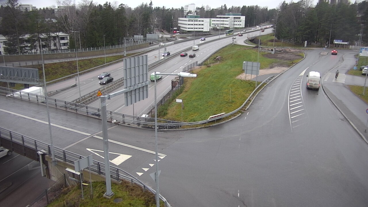 Weather Camera Image Väg 101 Esbo, Miestentie, Espoo, Uusimaa