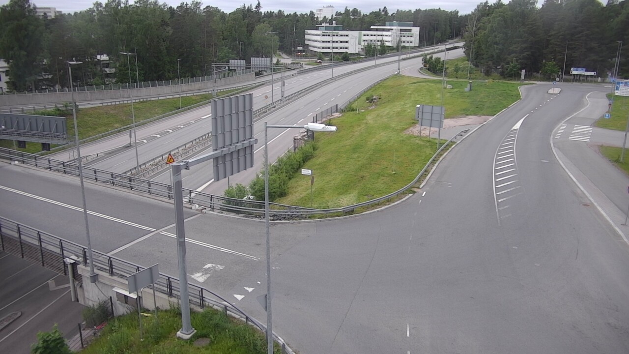 Weather Camera Image Väg 101 Esbo, Miestentie, Espoo, Uusimaa