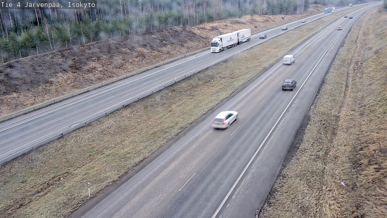 Weather Camera Image Väg 4 Träskända, Isokytö, Järvenpää, Uusimaa