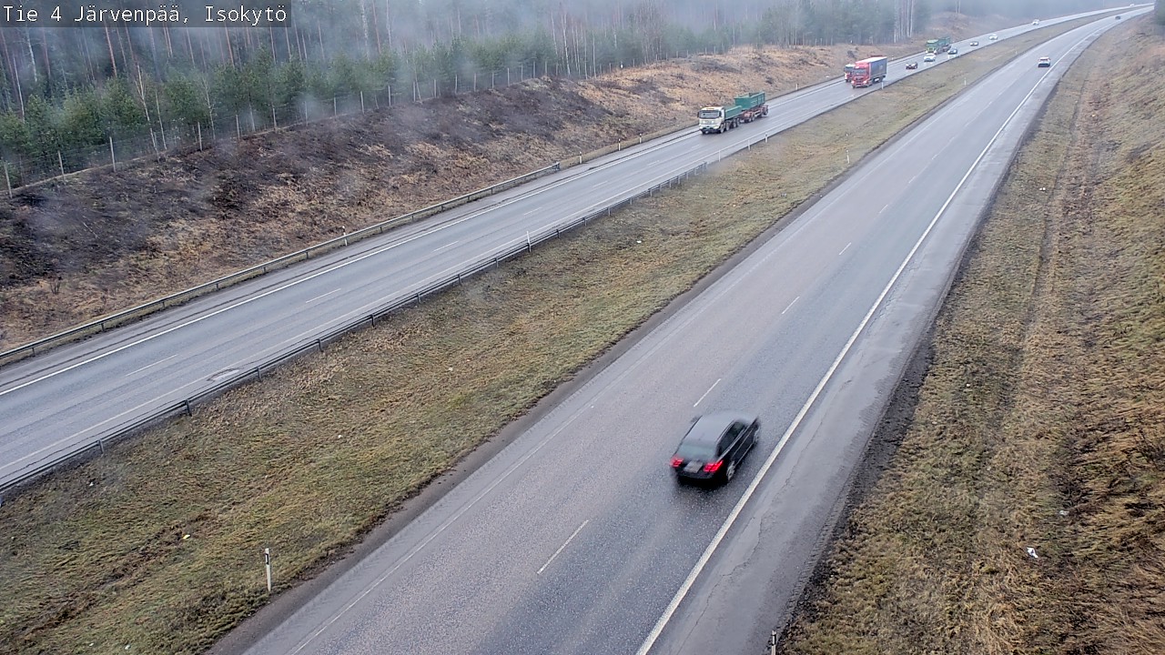 Weather Camera Image Väg 4 Träskända, Isokytö, Järvenpää, Uusimaa