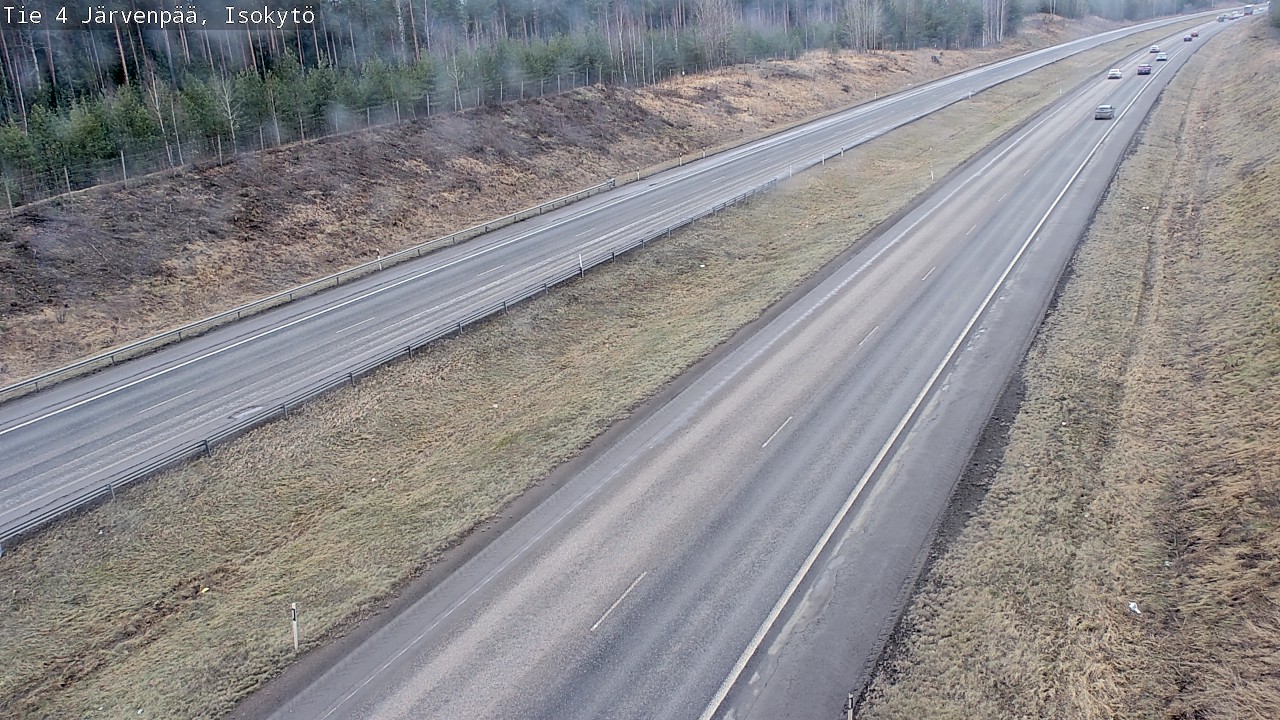 Weather Camera Image Väg 4 Träskända, Isokytö, Järvenpää, Uusimaa