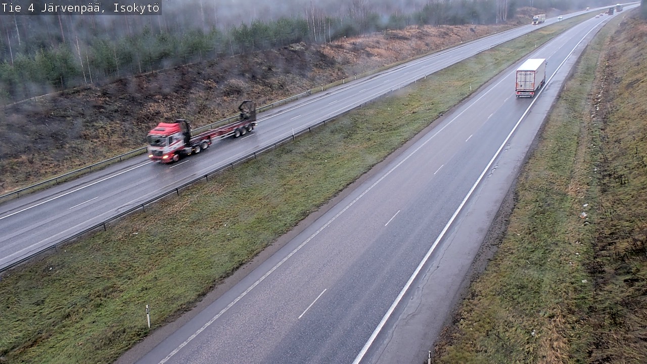 Weather Camera Image Väg 4 Träskända, Isokytö, Järvenpää, Uusimaa