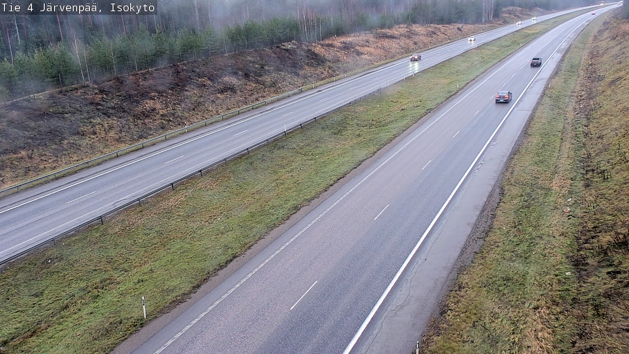 Weather Camera Image Väg 4 Träskända, Isokytö, Järvenpää, Uusimaa