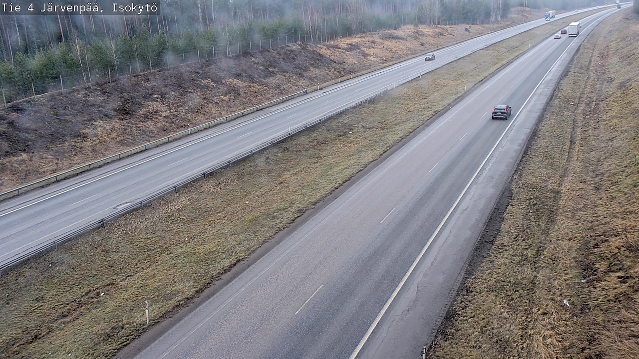 Weather Camera Image Väg 4 Träskända, Isokytö, Järvenpää, Uusimaa