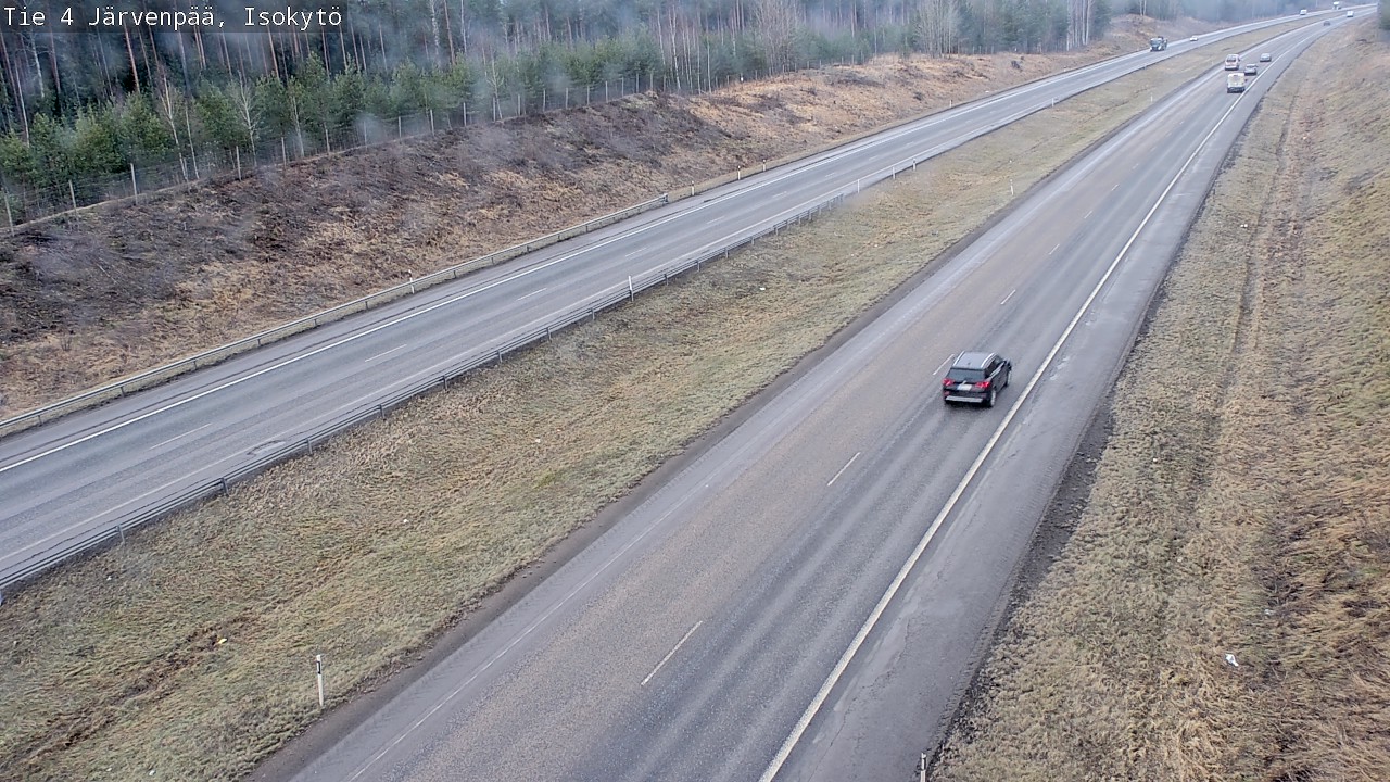 Weather Camera Image Väg 4 Träskända, Isokytö, Järvenpää, Uusimaa