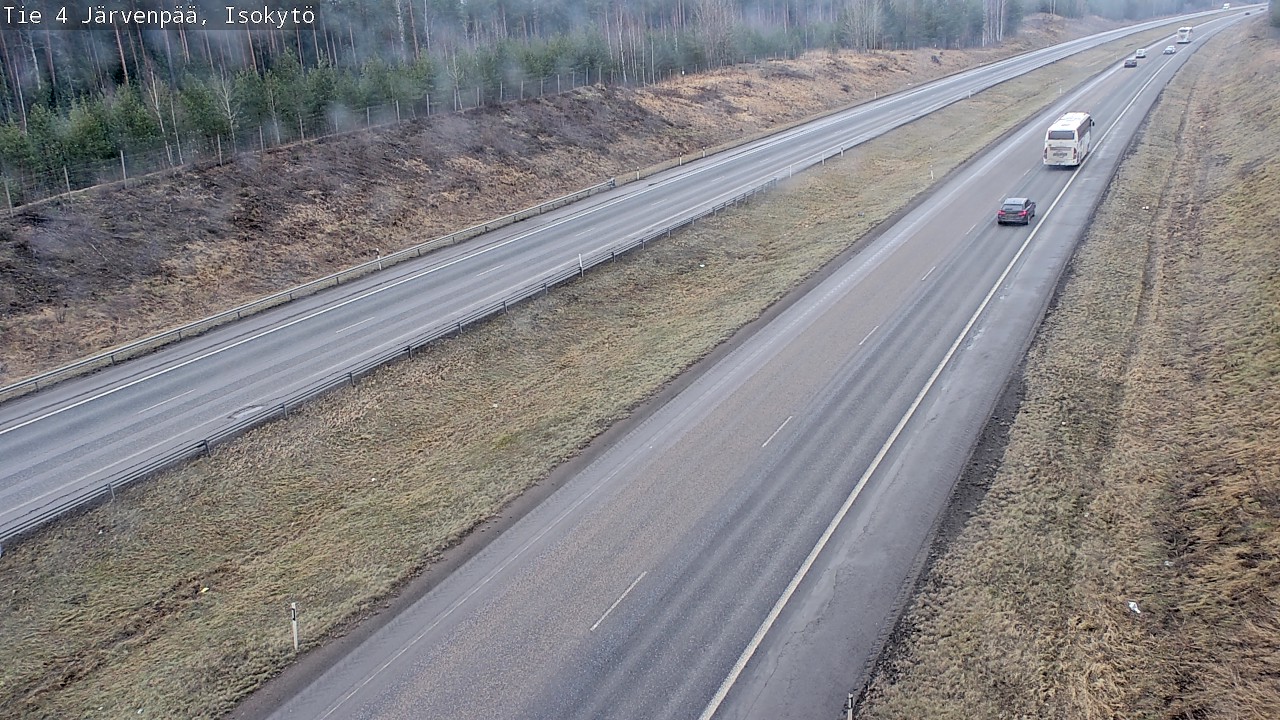 Weather Camera Image Väg 4 Träskända, Isokytö, Järvenpää, Uusimaa