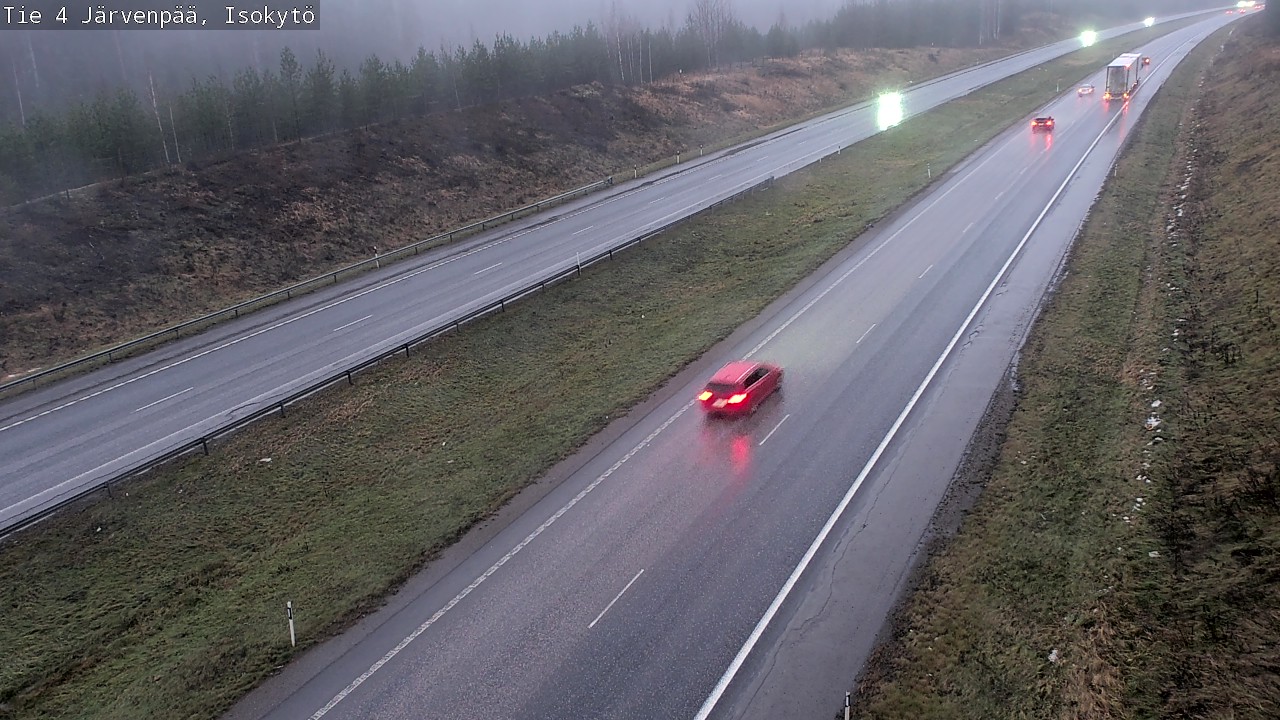 Weather Camera Image Väg 4 Träskända, Isokytö, Järvenpää, Uusimaa
