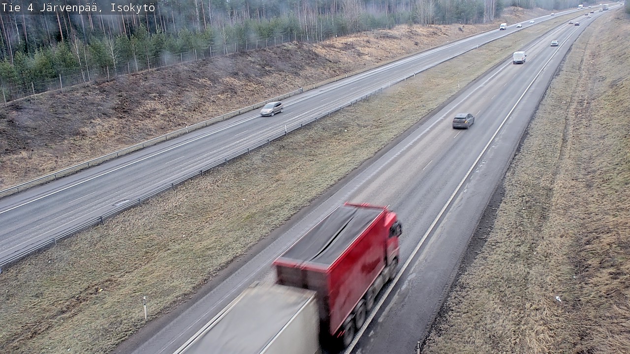Weather Camera Image Väg 4 Träskända, Isokytö, Järvenpää, Uusimaa