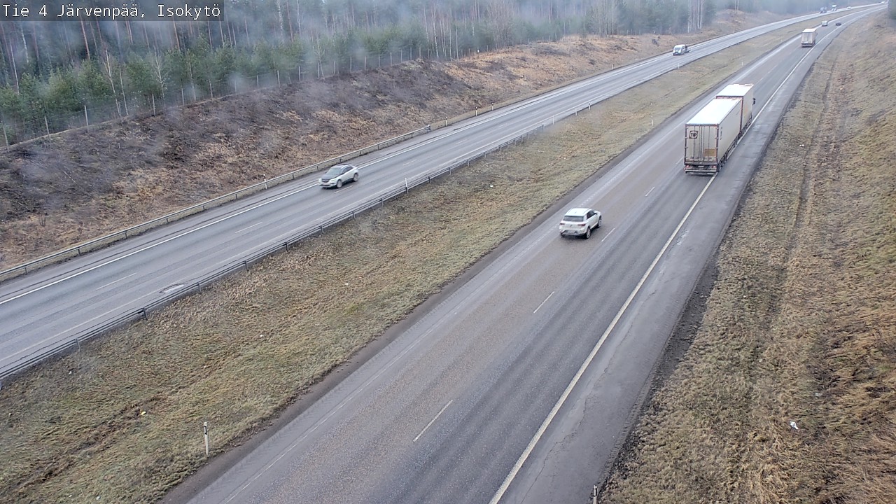 Weather Camera Image Väg 4 Träskända, Isokytö, Järvenpää, Uusimaa