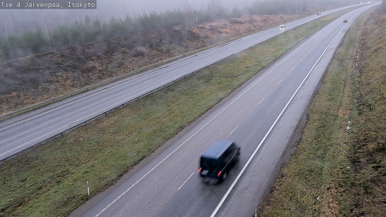 Weather Camera Image Väg 4 Träskända, Isokytö, Järvenpää, Uusimaa