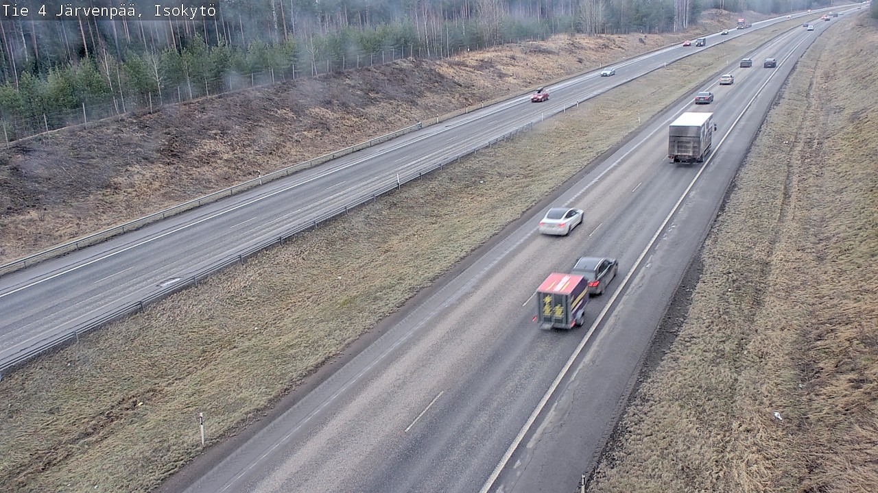 Weather Camera Image Väg 4 Träskända, Isokytö, Järvenpää, Uusimaa