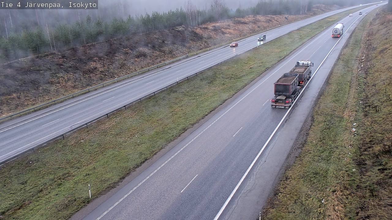 Weather Camera Image Väg 4 Träskända, Isokytö, Järvenpää, Uusimaa