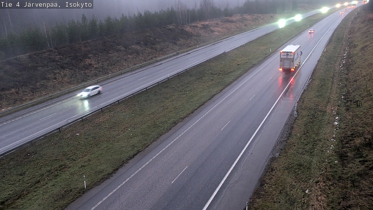 Weather Camera Image Väg 4 Träskända, Isokytö, Järvenpää, Uusimaa