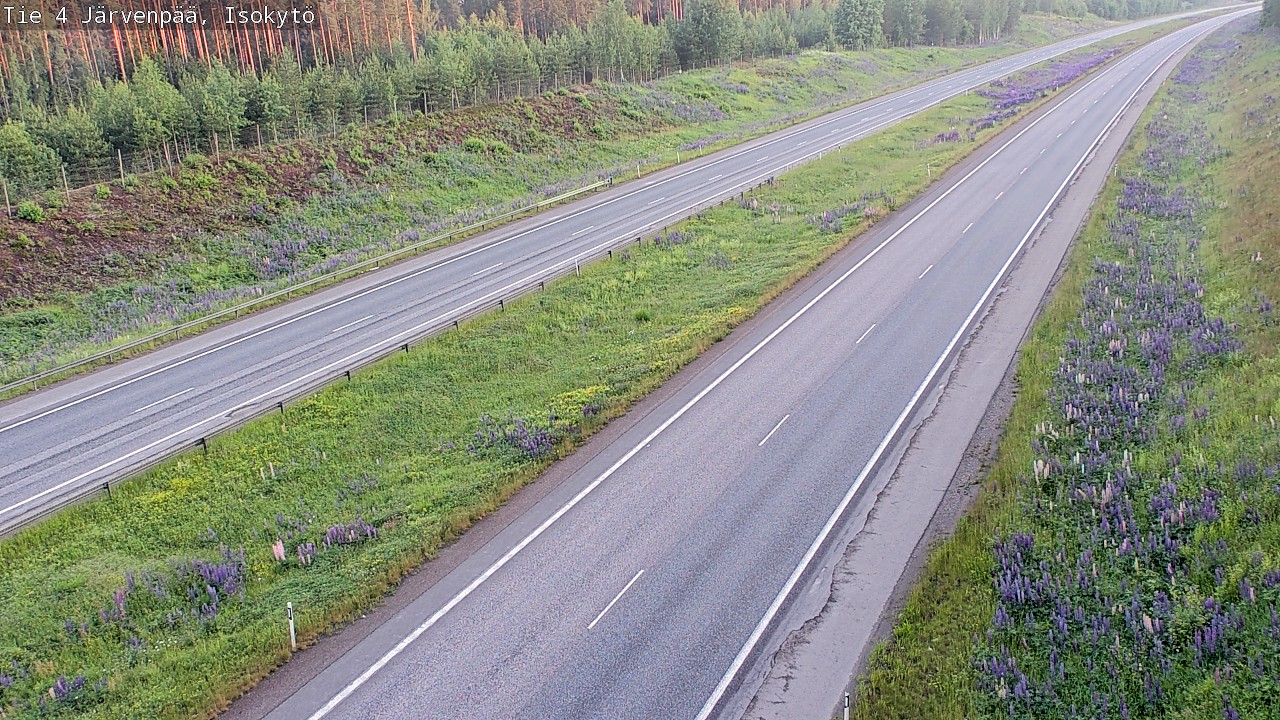 Weather Camera Image Väg 4 Träskända, Isokytö, Järvenpää, Uusimaa