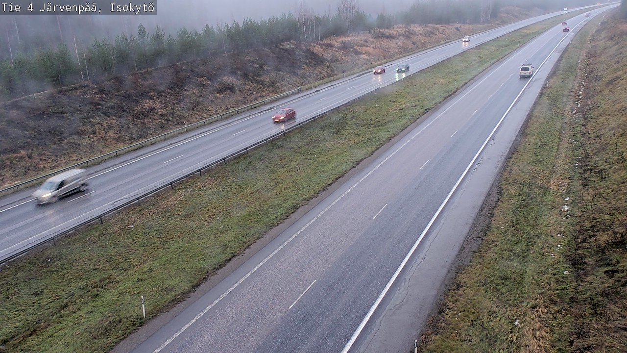 Weather Camera Image Väg 4 Träskända, Isokytö, Järvenpää, Uusimaa
