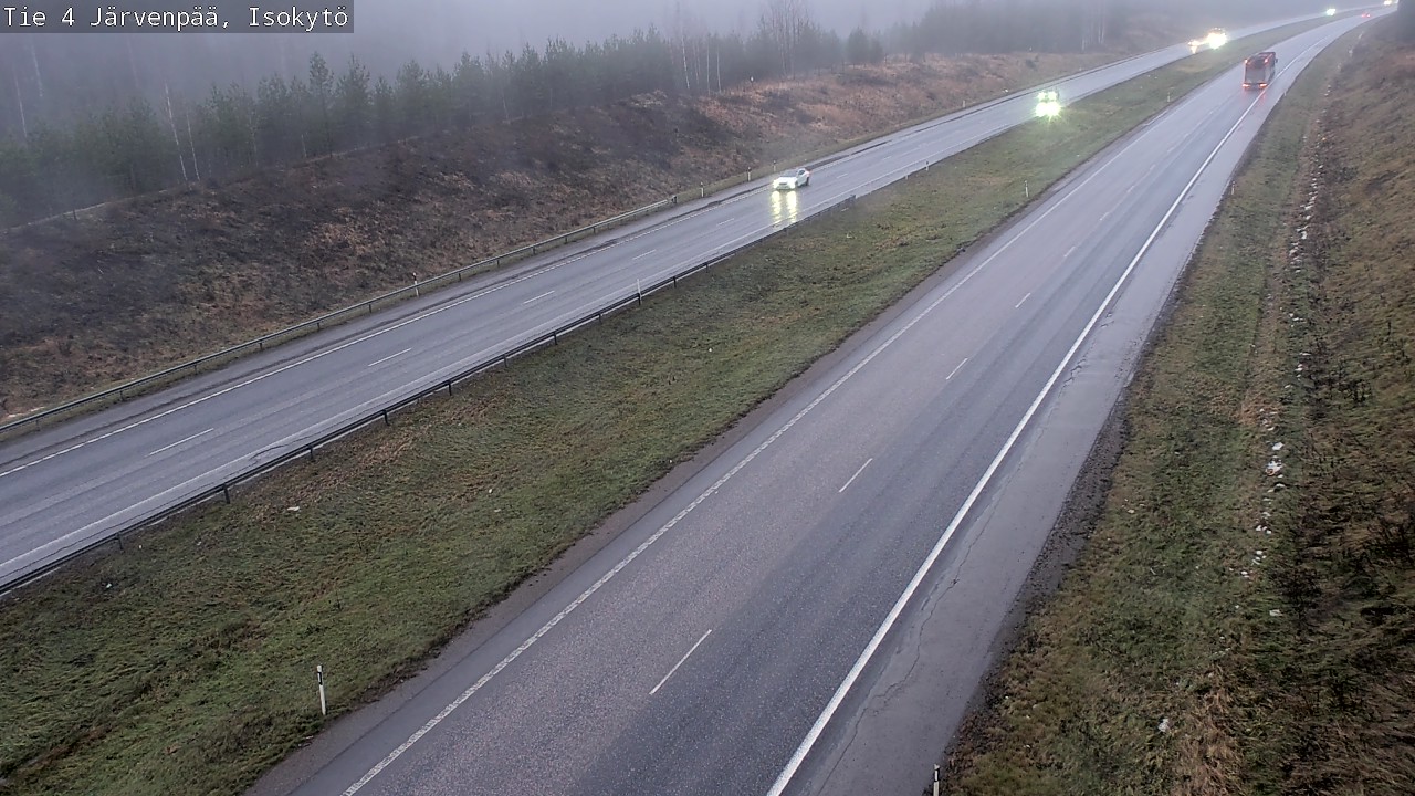 Weather Camera Image Väg 4 Träskända, Isokytö, Järvenpää, Uusimaa