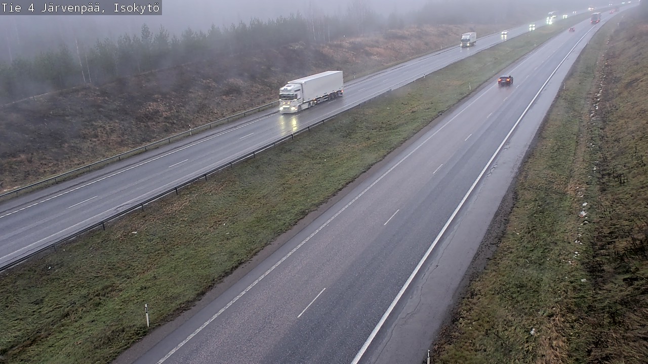 Weather Camera Image Väg 4 Träskända, Isokytö, Järvenpää, Uusimaa