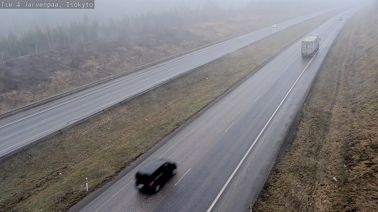 Weather Camera Image Väg 4 Träskända, Isokytö, Järvenpää, Uusimaa