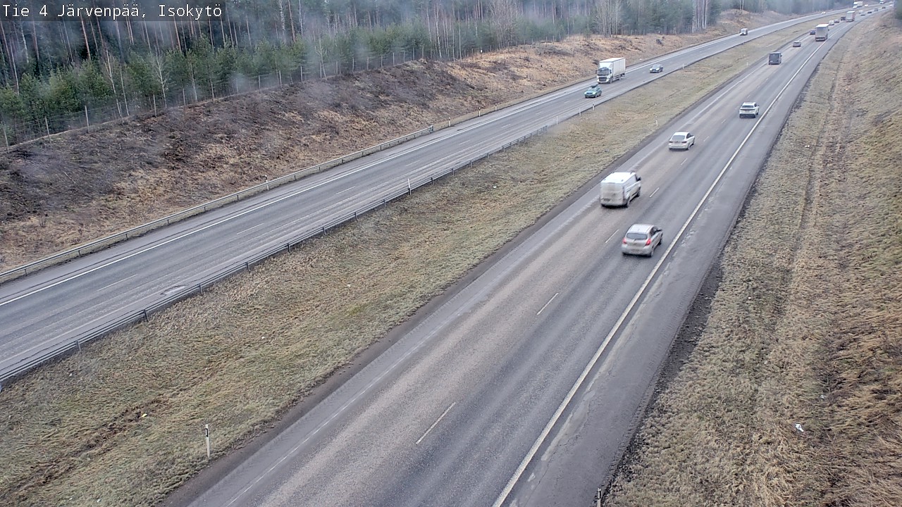 Weather Camera Image Väg 4 Träskända, Isokytö, Järvenpää, Uusimaa