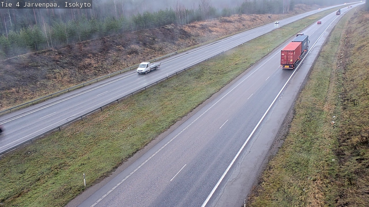 Weather Camera Image Väg 4 Träskända, Isokytö, Järvenpää, Uusimaa