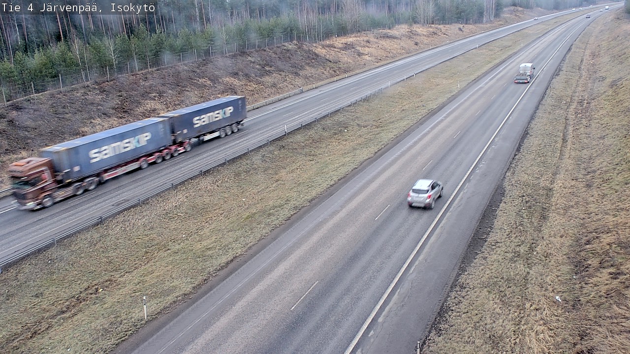 Weather Camera Image Väg 4 Träskända, Isokytö, Järvenpää, Uusimaa