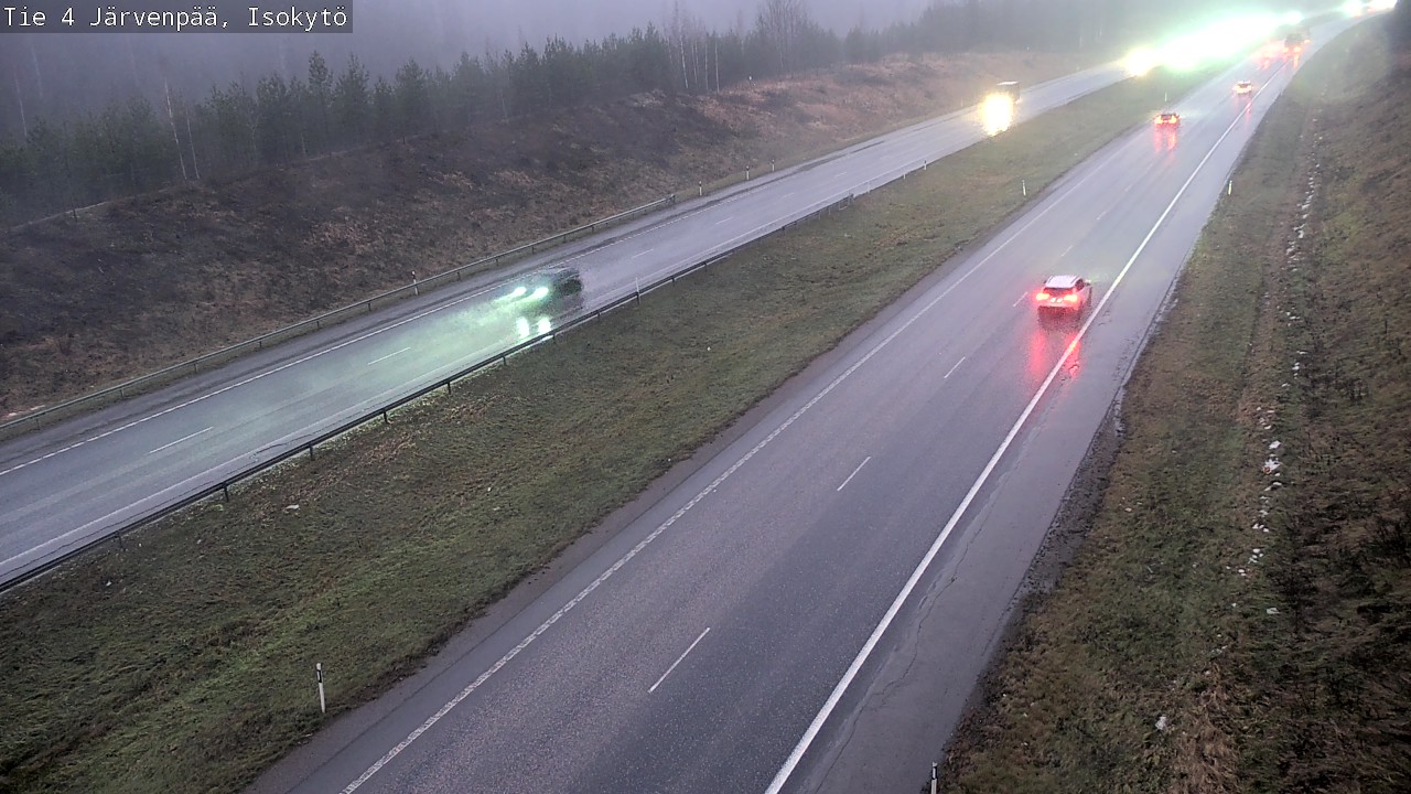 Weather Camera Image Väg 4 Träskända, Isokytö, Järvenpää, Uusimaa