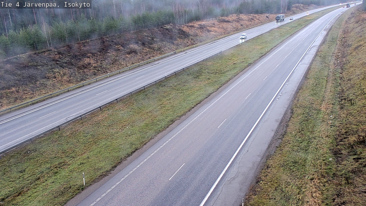 Weather Camera Image Väg 4 Träskända, Isokytö, Järvenpää, Uusimaa