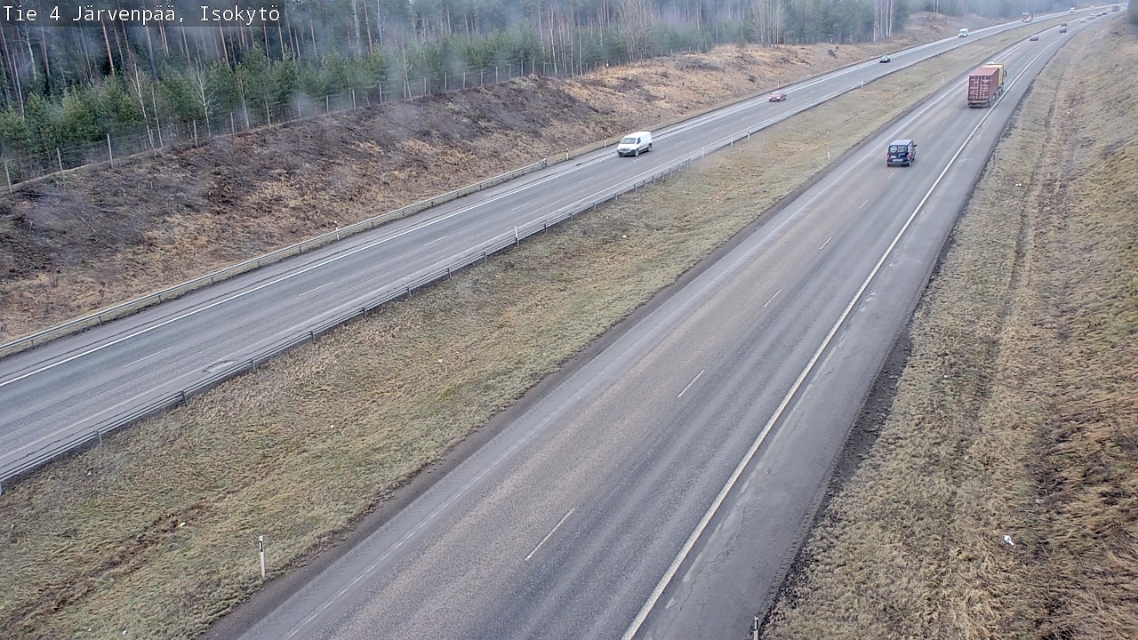 Weather Camera Image Väg 4 Träskända, Isokytö, Järvenpää, Uusimaa
