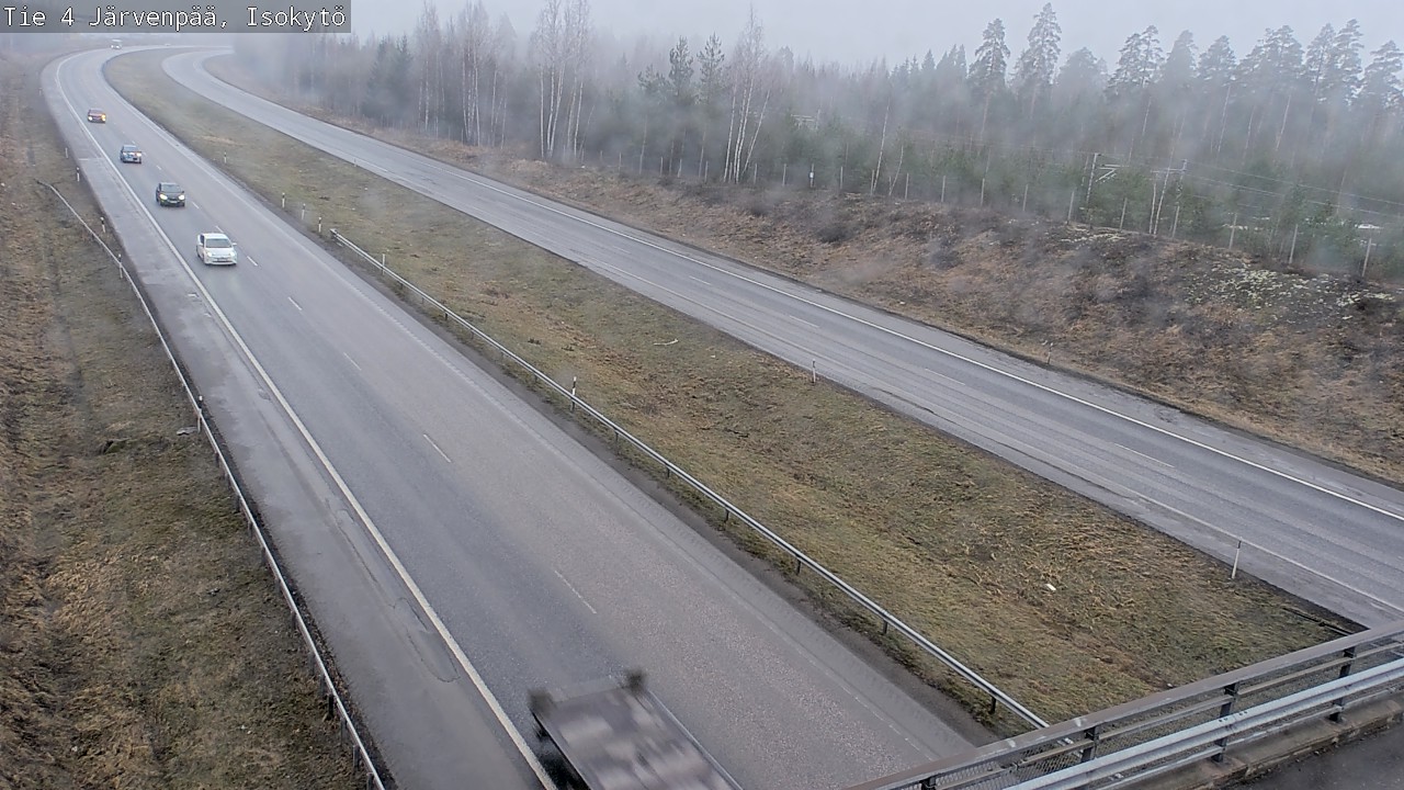 Weather Camera Image Road 4 Järvenpää, Isokytö, Järvenpää, Uusimaa