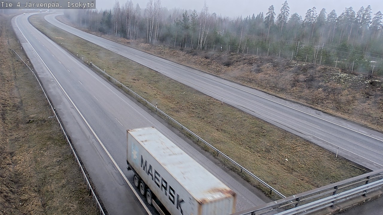 Weather Camera Image Road 4 Järvenpää, Isokytö, Järvenpää, Uusimaa