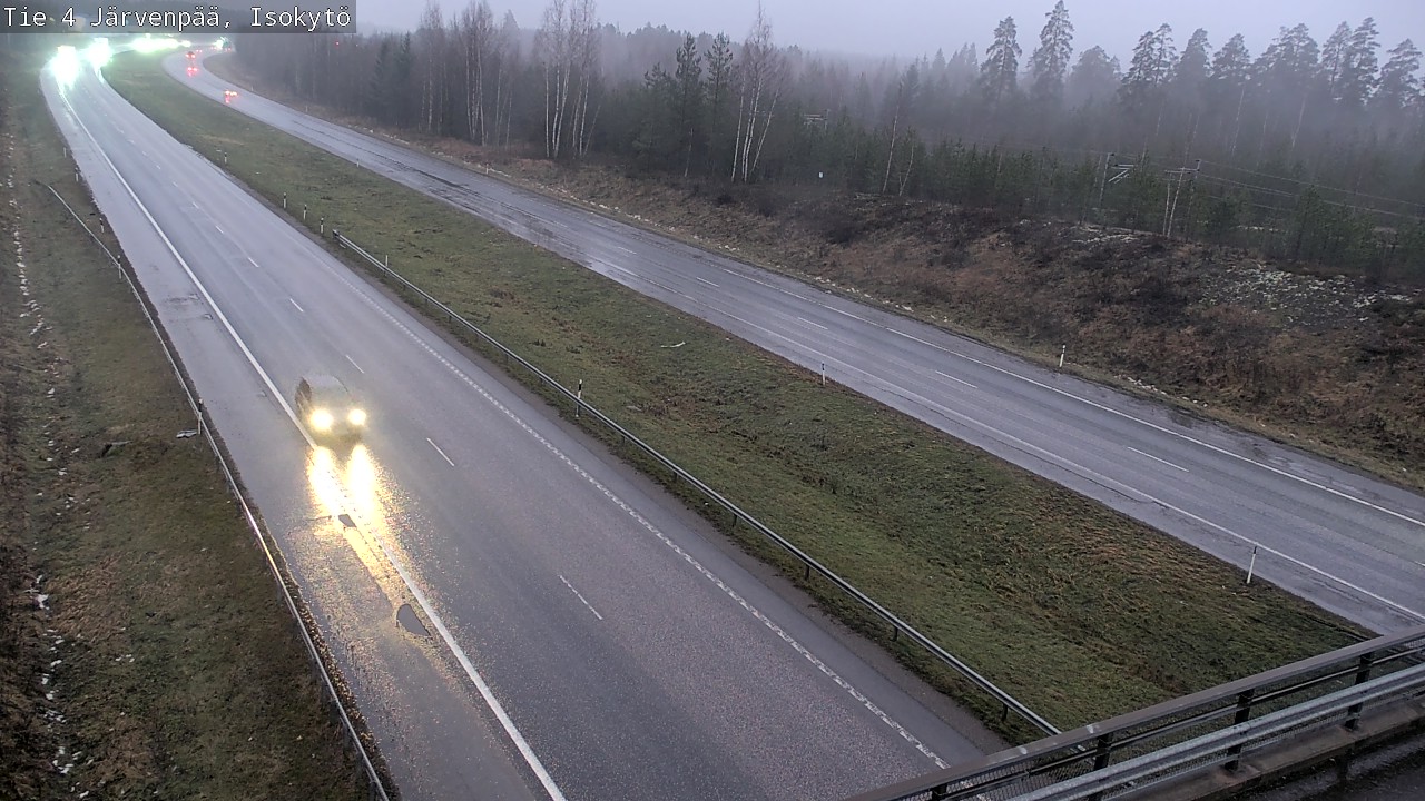 Weather Camera Image Road 4 Järvenpää, Isokytö, Järvenpää, Uusimaa