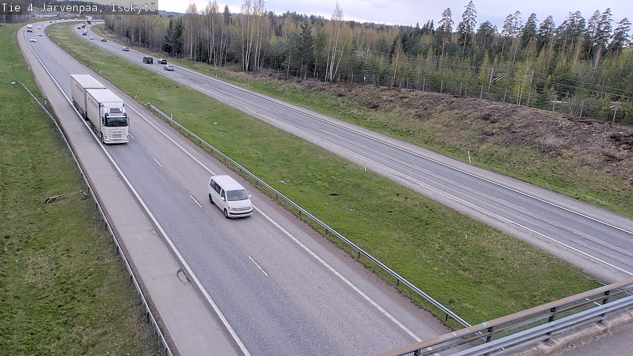 Weather Camera Image Väg 4 Träskända, Isokytö, Järvenpää, Uusimaa