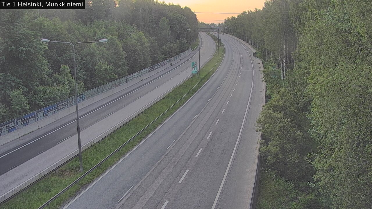 Weather Camera Image Road 1 Helsinki, Munkkiniemi, Helsinki, Uusimaa
