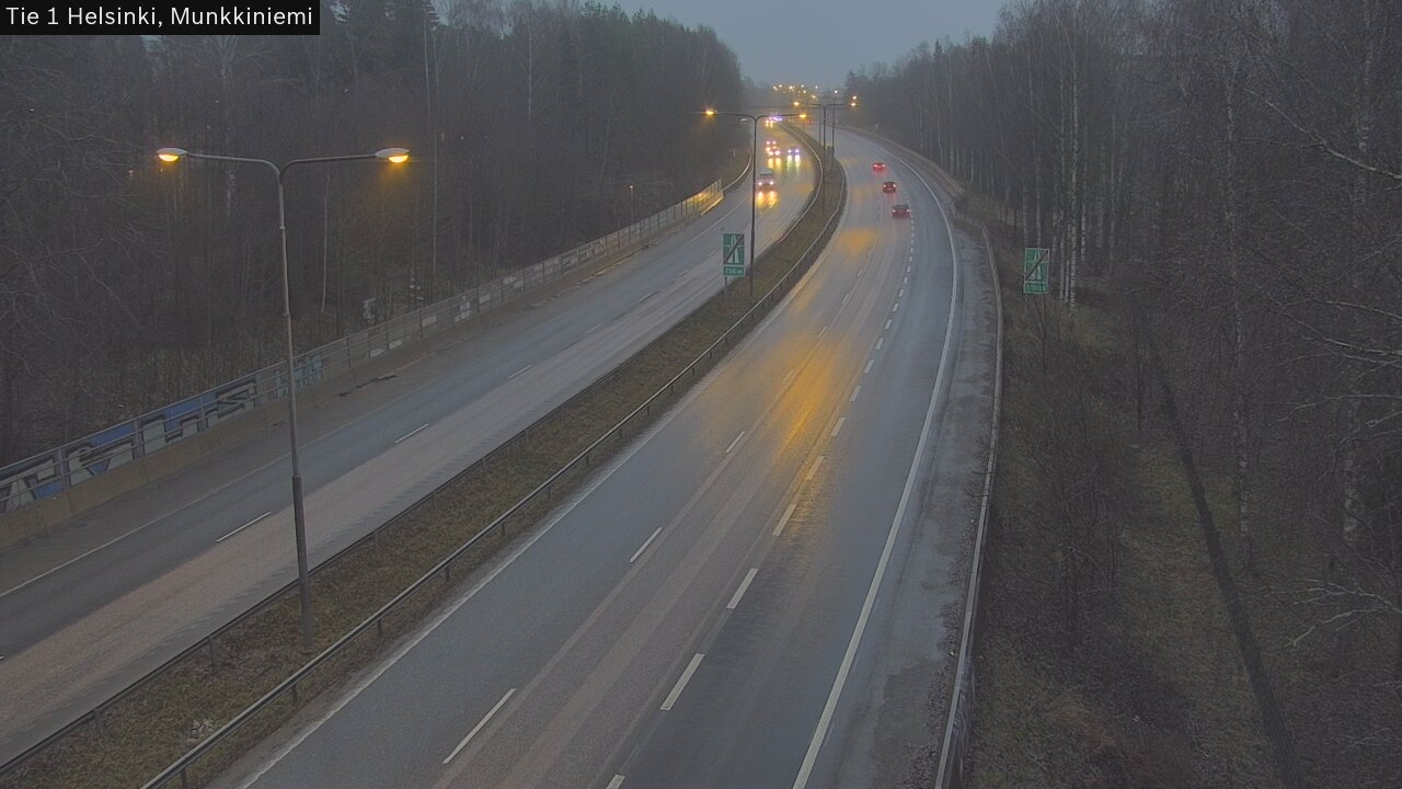 Weather Camera Image Väg 1 Helsingfors, Munksnäs, Helsinki, Uusimaa