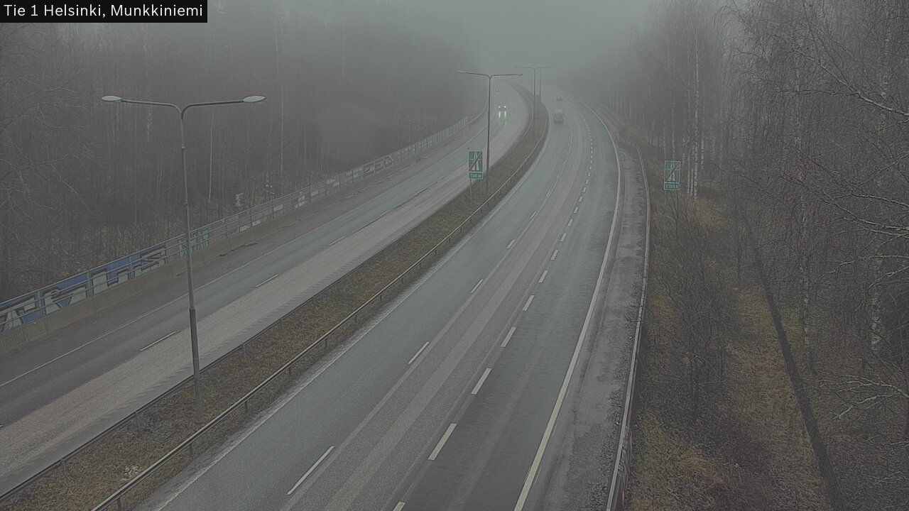 Weather Camera Image Väg 1 Helsingfors, Munksnäs, Helsinki, Uusimaa