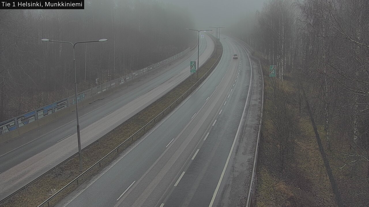 Weather Camera Image Väg 1 Helsingfors, Munksnäs, Helsinki, Uusimaa