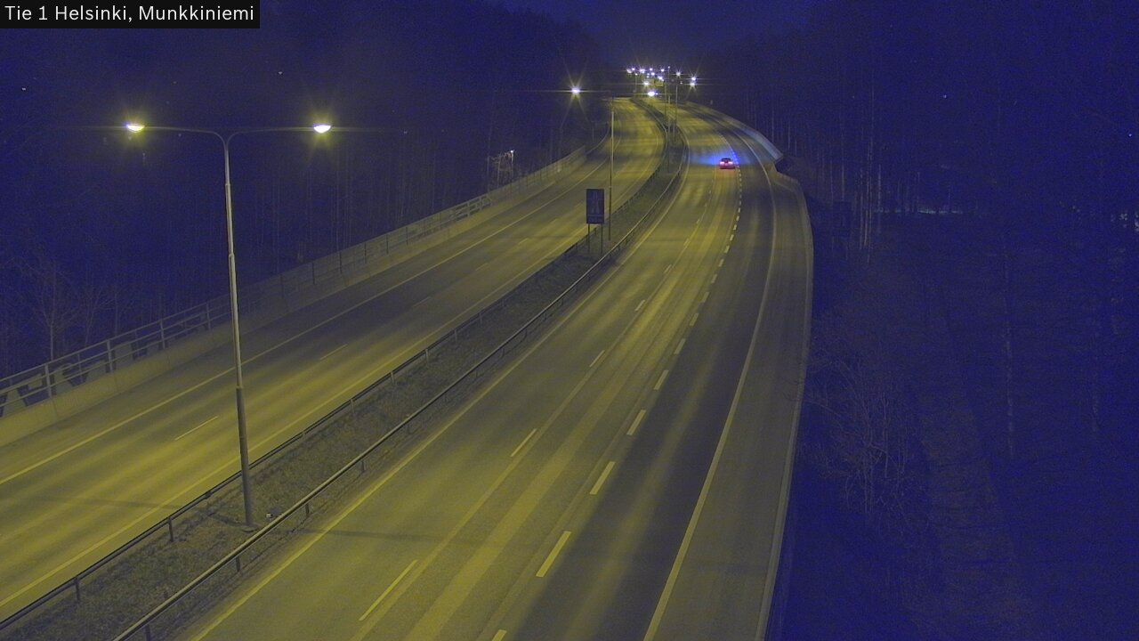 Weather Camera Image Road 1 Helsinki, Munkkiniemi, Helsinki, Uusimaa